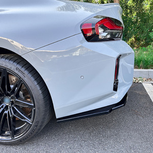 สปอยเลอร์กันชนหลัง BMW ซีรีส์ 2 M2 G87 ปี 2023+ สีดำเปียโน ลายคาร์บอนไฟเบอร์ วัสดุ ABS ติดตั้งด้วยกาว - Product Image 1