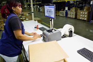 Anh TD-4420TN 4-inch Truyền Nhiệt Máy Tính Để Bàn Mạng Mã vạch máy in nhãn 203 dpi 6 IPS tiêu chuẩn với USB nối tiếp Ethernet - Product Image 5