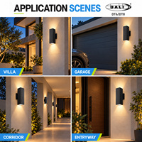 Applique murale extérieure moderne étanche DALI DT6 DT8 à intensité variable, carrée, en aluminium, LED, pour éclairage extérieur de jardin