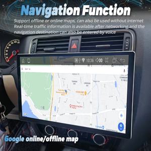 Reproductor Multimedia de Video para Automóvil Android con Pantalla de 13.3 Pulgadas y Resolución 2K para Volkswagen VW Jetta 6 Bora 2011-2018, Estéreo, GPS, Navegación, Carplay Inalámbrico - Product Image 3