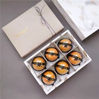 Boîtes à sushi et emballages pour biscuits/gâteaux en papier recyclé imprimé CMJN couleur, résistants à la graisse, avec gaufrage et dorure à chaud pour l'emballage alimentaire