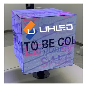 Customization Led Special-shaped Screen 5 Sides Cube Screen High Brightness 4500-5000cd Cube Screen Display