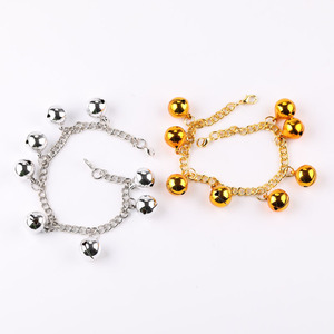 Fashion Anklets With Bells Zinc Alloy <b>Chain</b> 25cm Party Ethnic Style Performance Jewelry Silver Gold Color - Product Image 1