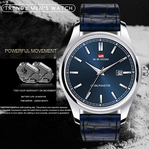 Montre mécanique automatique de luxe pour hommes, montre-bracelet d'affaires en acier inoxydable avec date, chronomètre étanche pour messieurs - Product Image 3