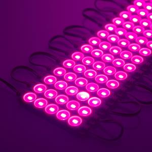 Module 5LED lumière 1.2W 12V DC couleur <span class=keywords><strong>rose</strong></span> pour camion extérieur camionnettes décoration boîte à lumière panneaux publicitaires avec ruban adhésif IP65 - Product Image 1