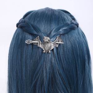 Horquillas para el Cabello con Diseño de Murciélago Gótico Nórdico Vintage para Mujer, Horquilla de Metal Antigua, Adorno de Cabeza Punk Pagano de Bruja, Joyería para el Cabello Vikinga Wicca, Regalo para Mujer - Product Image 3
