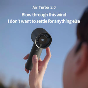 OEM 2000mAh Hoge Snelheid Type-C Oplaadbare Jet Turbo Air Cooler Staande Handheld Draagbare Mini Ventilator voor Kamperen Sport Kantoor - Product Image 4