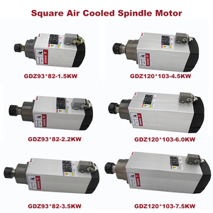 공냉식 스핀들 모터 CNC 라우터 머신 ER20 ER25 ER32 18000rpm 공기 냉각 6kw 3.5kw 4.5kw 2.2kw cnc 스핀들 모터 - Product Image 2