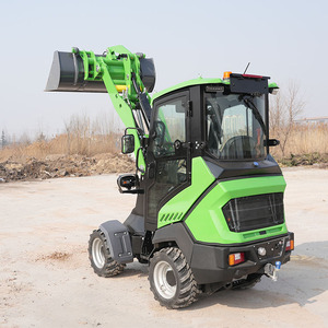 Mini-chargeuse sur pneus électrique ERW1525E, batterie LFP 324Ah, zéro émission, chargeuse compacte pour usage intérieur, agricole et municipal - Product Image 5