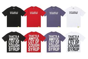 T-shirt ALOCS a maniche corte COUGH SYRUP Classic Cough Syrup, produttori di <span class=keywords><strong>abbigliamento</strong></span>, 100% cotone, vestiti personalizzati <span class=keywords><strong>hip</strong></span> <span class=keywords><strong>hop</strong></span> - Product Image 3