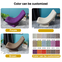 Nouvelle Chaise de Sol Pivotante Pliante en Tissu Moderne OEM ODM pour Projets Commerciaux et d'Appartements, Meubles de Salon Personnalisés en Gros