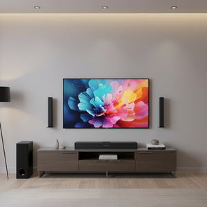 True Wireless Speaker 5.1ch Barra de sonido desmontable, altavoz de barra de sonido inalámbrico para <span class=keywords><strong>TV</strong></span> para sistema de cine en casa con subwoofer - Product Image 4