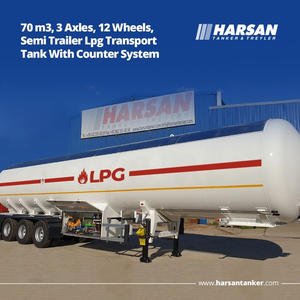 Semirremolque de Transporte de GLP Modelo 2026 de 70m3, Capacidad de 33 Toneladas, Certificado ASME AD2000, Camión Cisterna de Gas Licuado de Petróleo - Product Image 5