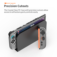 Étui de protection pour Switch 2 Transparent antichoc résistant aux rayures facile à installer Starlight Design
