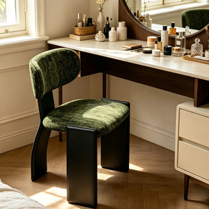 Sedia da Pranzo Moderna Minimalista, Ecologica e Resistente, con Telaio in Acciaio al Carbonio e Cuscino in Pelle Sintetica Ultra, per Casa, Hotel, Caffetteria - Product Image 2