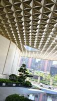 Système de plafond en aluminium Prima Interior avec finition thermolaquée pour la décoration de bâtiments modernes