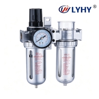 Unité de traitement d'air comprimé industrielle LYHY SFR Series SFR-200 SFR-300 SFR-400 – Filtre régulateur de pression pneumatique