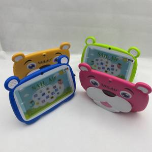 Tablette pour enfants 2 + 32 go SIM + <span class=keywords><strong>WiFi</strong></span> 7 pouces 3300 enfants apprennent tablette PC tablette Android avec étui en Silicone - Product Image 6