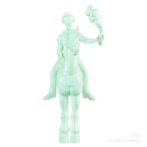 Designer De Alta Qualidade Green Horse Artist Made Collectible Resina Figura Toy Anime Resina Action Figure - Product Image 1