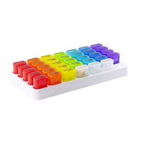Hot Sale 31 Compartments Organizer Keyboard Shape Weekliy <b>Tablet</b> Sorter Box Stock Pill Box - Product Image 1