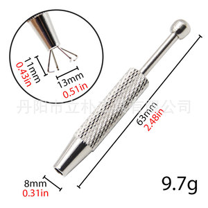 Mr Drill 63mm Gemstone Claw Grabber Copper Alloy Jewelry <b>Tool</b> For Gem Testing And DIY <b>Pick</b> <b>Up</b> Equipment - Product Image 4