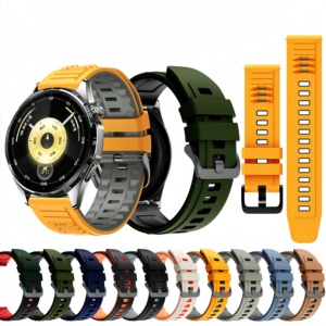 Официальный двухцветный силиконовый ремешок для смарт-часов Huawei Watch GT6 (22 мм) — совместим с <span class=keywords><strong>Suunto</strong></span> и Garmin - Product Image 1