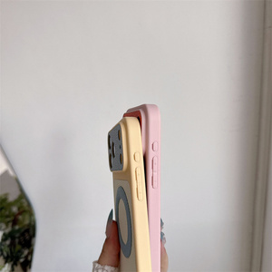เคสโทรศัพท์หนังสีสันสดใสแบบแม่เหล็กสำหรับ iPhone 18 17 16 15 14 Pro Max ลายดอกทานตะวันสีรุ้งไล่เฉดสี Dopa mine ฝาหลัง PC - Product Image 6