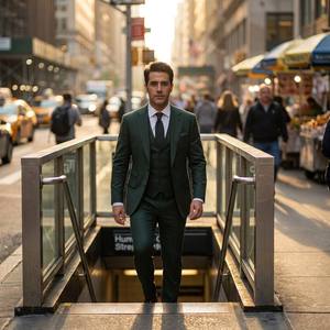 <span class=keywords><strong>Costume</strong></span> sur mesure <span class=keywords><strong>vert</strong></span> <span class=keywords><strong>sauge</strong></span> pour <span class=keywords><strong>homme</strong></span>, 5 pièces, coupe ajustée, collection moderne pour <span class=keywords><strong>mariage</strong></span> et cérémonie - Product Image 5