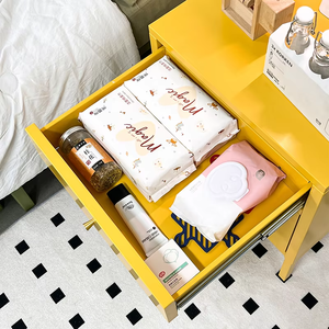 <span class=keywords><strong>Table</strong></span> <span class=keywords><strong>de</strong></span> <span class=keywords><strong>chevet</strong></span> minimaliste <span class=keywords><strong>de</strong></span> style nordique moderne avec 1 tiroir pour chambre à coucher, mobilier d'hôtel - Product Image 4