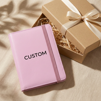Étui de Passeport Personnalisé en Cuir PU avec Impression de Logo, Housse de Voyage Tendance, Porte-Cartes Modèle R pour Affaires et Anime