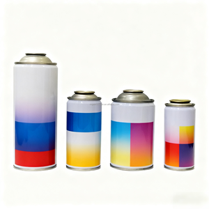 Latas de aerosol de cilindro de hojalata personalizadas a <span class=keywords><strong>precio</strong></span> de fábrica al por mayor con válvulas de aerosol para pintura en aerosol y uso químico - Product Image 1