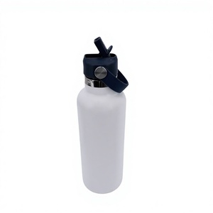 Thermos isotherme en acier inoxydable avec paille rabattable et poignée, anti-fuite, sans BPA, portable pour voyage, sport et extérieur, 22oz/650ml, 6-12 - Product Image 3
