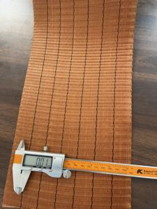 Sangle de levage en polyester brun de 150 mm, facteur de sécurité 5:1, sangle de levage robuste, haute résistance à la traction pour la manutention des marchandises - Product Image 2