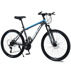 <span class=keywords><strong>Vélo</strong></span> de montagne pour hommes et femmes de <span class=keywords><strong>26</strong></span> <span class=keywords><strong>pouces</strong></span> avec frein à disque, amortisseur, caractéristiques sportives, 18 vitesses, confortable, à vitesse variable - Product Image 1