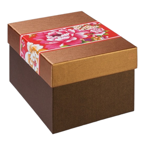 Tasse à thé en porcelaine Shin Tai Yuan Peony avec couvercle, motif chinois traditionnel, boîte cadeau, réutilisable, passe au lave-vaisselle - Product Image 3