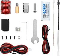 Imprimante 3D 24v 60w V6 Hotend pour Voron 2.4 Hotend VzBot/CR-10 / CR-10S / Ender-3 tout métal Hotend