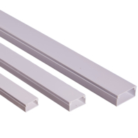 Conduit carré solide de canal de câblage de PVC décoratif chaud de fournisseur de la Chine avec la goulotte fendue de câble faite de plastique