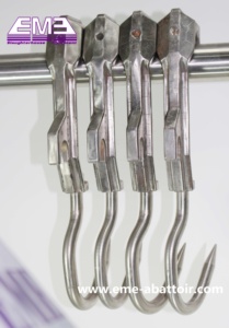 EME <span class=keywords><strong>ganado</strong></span> Bovinos carne polea ganchos carnicero gancho matadero maquinaria para planta procesadora de carne - Product Image 5
