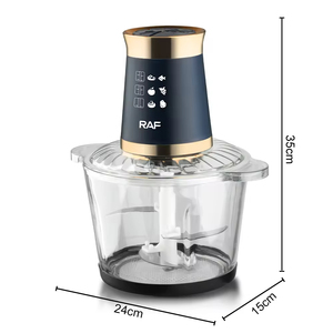 Licuadora Multifuncional de Alta Calidad con Cuchilla de Acero Inoxidable de 360 Grados, Picadora de Carne Eléctrica de Cocina, Procesador de Alimentos - Product Image 3
