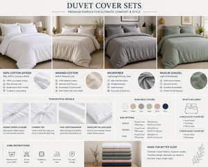 Parure de lit de luxe en gros : Housse de couette en coton satiné, coton lavé, mousseline, microfibre – Vente en gros pour hôtels et maisons - Product Image 2