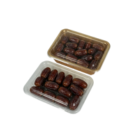 Boîte de rangement pour fruits secs et noix, en plastique PET doré de luxe, pour fruits mélangés, pâtisseries et confiseries, noix, dattes, emballage multi-usages