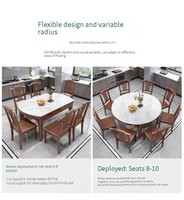 Chaises et Tables pour Salle à Manger Table à Manger Extensible 8 Chaises Table à Manger Ensemble Moderne