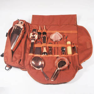 Bolsa de Viaje para Barman, Juego de Herramientas para Coctelería Boston con la Mejor Bolsa de <span class=keywords><strong>Bar</strong></span>, Acero Inoxidable, para Preparar y Guardar Cócteles en Casa - Product Image 3