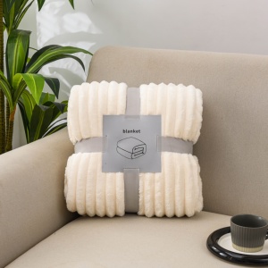 Bán Buôn Giá Rẻ Lông Cừu Ném Chăn Ấm Cúng Ấm Áp Mềm Mại Sang Trọng Flannel Chăn Cho Nhà Bộ Đồ Giường Sofa Du Lịch Phòng Khách Sử Dụng - Product Image 1