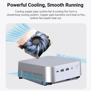 ลินุกซ์มินิพีซีคอมแพคสล็อตหน่วยความจำ DDR5คู่ R5-7430U R7-7480HS <span class=keywords><strong>M</strong></span>.2คู่ NVMe SSD USB Type <span class=keywords><strong>C</strong></span> Win11ลีนุกซ์มินิพีซี R5 R7 - Product Image 4