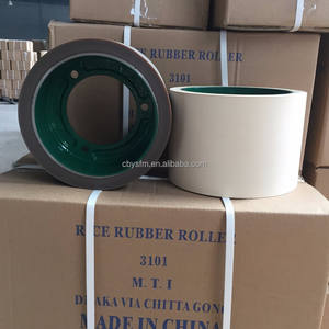 بكرات تقشير المطاط SBR <span class=keywords><strong>6</strong></span> بوصة لمطحنة الأرز لعملية القطع - Product Image 4