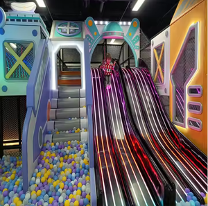 <span class=keywords><strong>2025</strong></span> tùy chỉnh sân chơi trong nhà thiết lập đầy màu sắc LED trượt mềm CHƠI thiết bị thách thức trò chơi cho trẻ em sử dụng trung tâm thương mại - Product Image 1