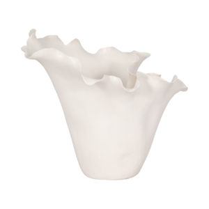 Vaso in gres con volantini, moderno vaso in ceramica per fiori, per soggiorno, camera da letto, ufficio, decorazione da tavolo - Product Image 4