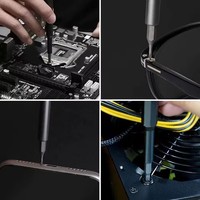 Kit de tournevis de précision 27-en-1 avec embouts en acier S2 pour la réparation de téléphones, ordinateurs, lunettes, ordinateurs portables et appareils électroniques