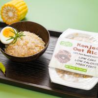 Hot Selling High Fiber Microwave Rice Vegan Konjac Oats Riz 2-Minute Instant Meal Emergency Food